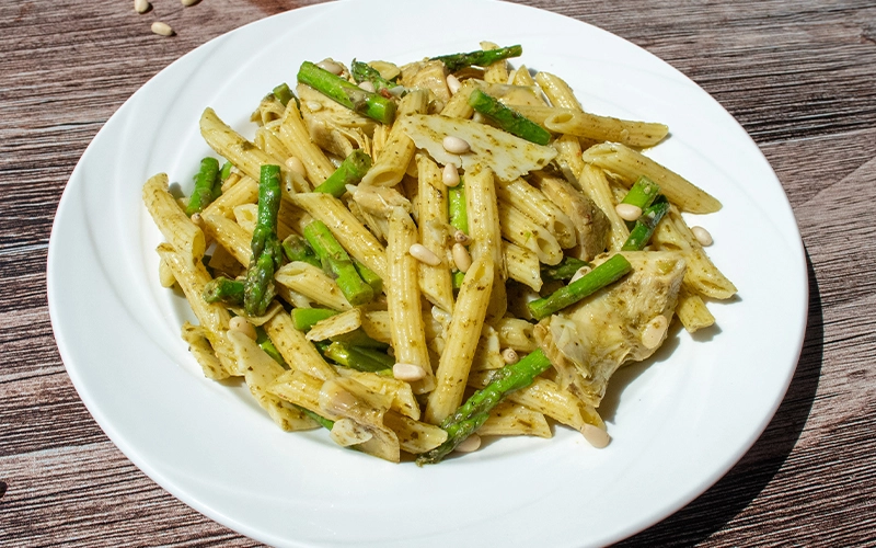 Lemon Artichoke Pasta Salad