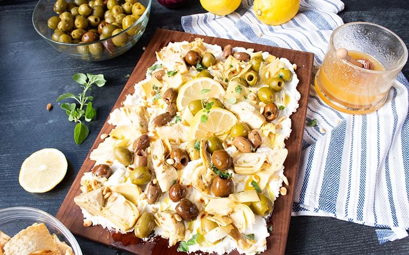 Mediterranean Feta Board