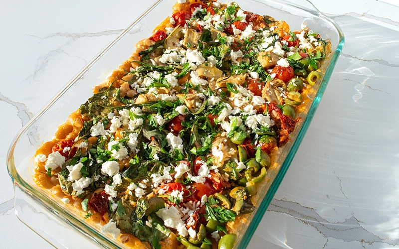 Mediterranean Harvest Rice Bake