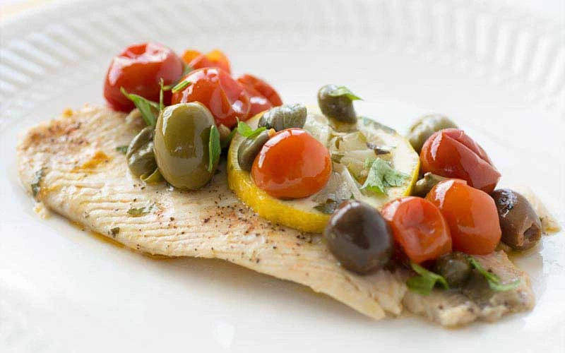 Mediterranean Roasted Tilapia