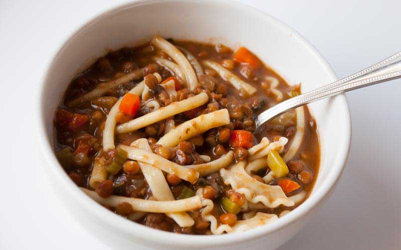 Lentil Soup with Mista Corta