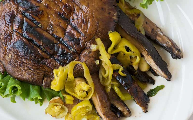 Grilled Portobello Mushroom Caps