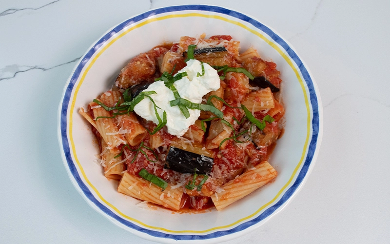 Lidiaâ€™s Rigatoni Alla Norma