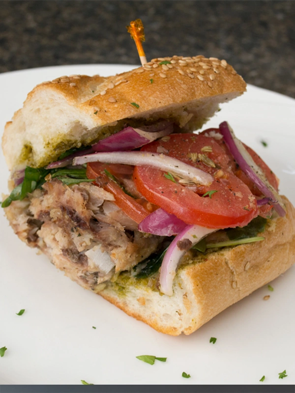 Sardine Genovese Sandwich