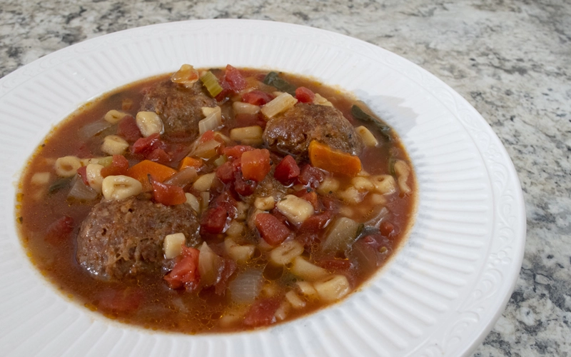 Slow Cooker Italian Meatball Soup