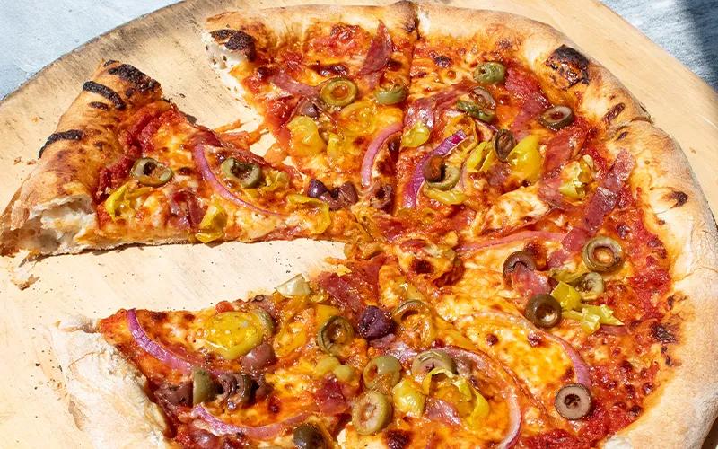 Soppressata Pepperoncini Pizza