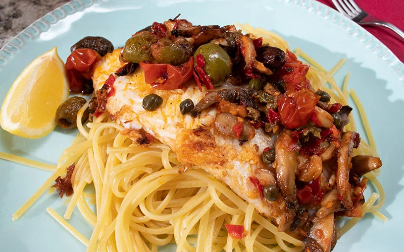 Spicy Tilapia Scaloppine