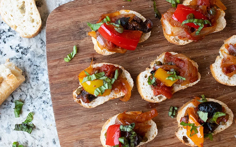 Stewed Savory Peppers