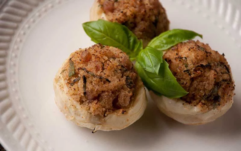 Stuffed Artichoke Bottoms