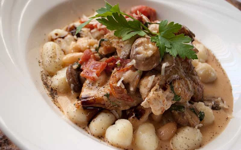 Smoked Chicken & Wild Mushroom Gnocchi