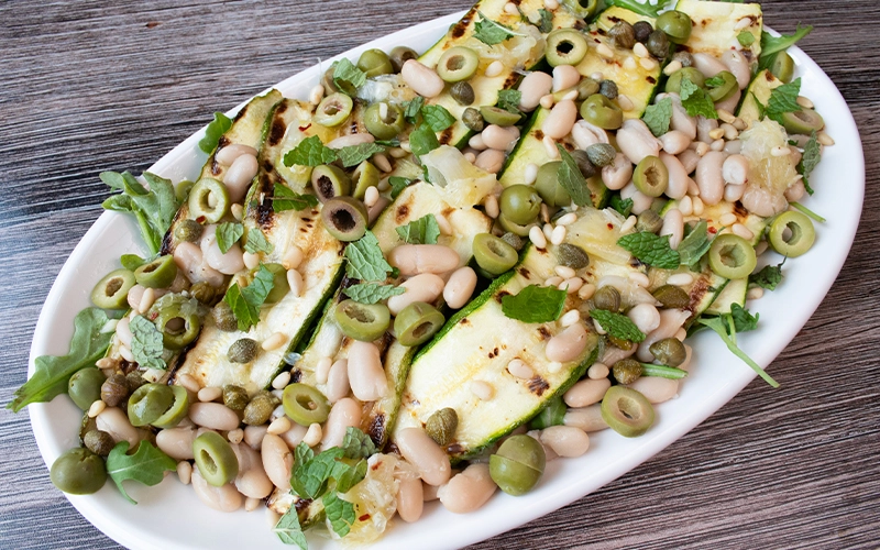 Grilled Zucchini Salad