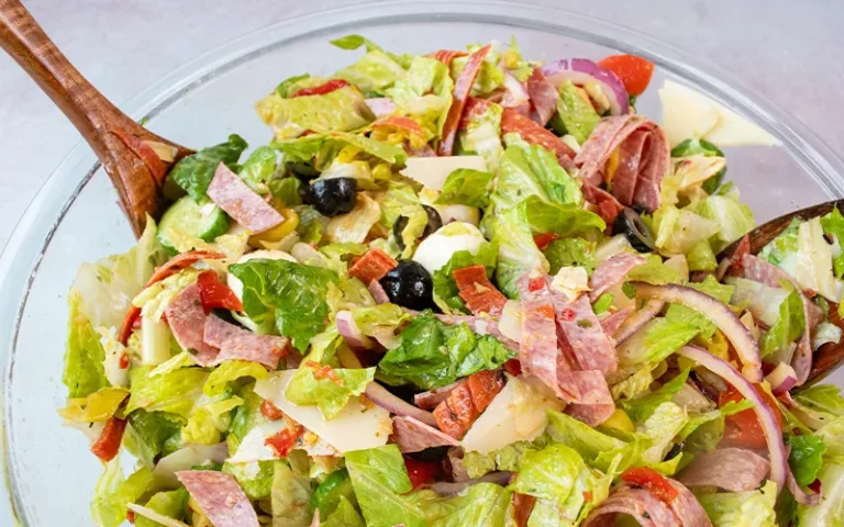 Italian Chopped Salad with Hoagie Spread Dressing