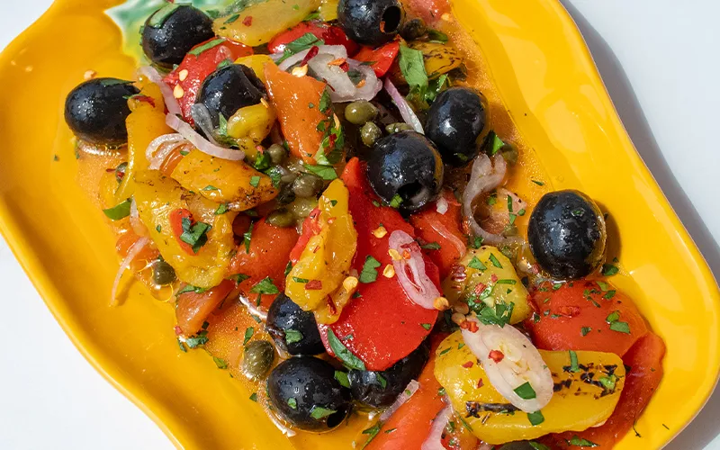 Italian Roasted Pepper Antipasto