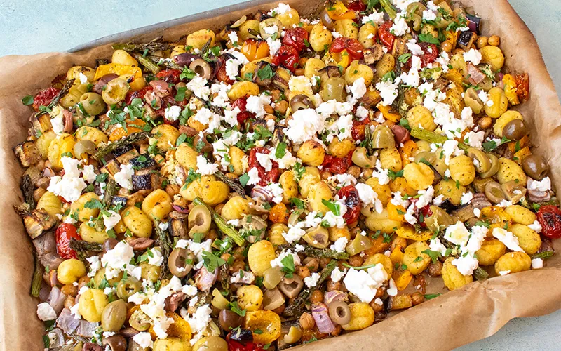 Spring Sheet Pan Gnocchi