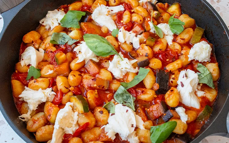 Summer Vegetable Gnocchi