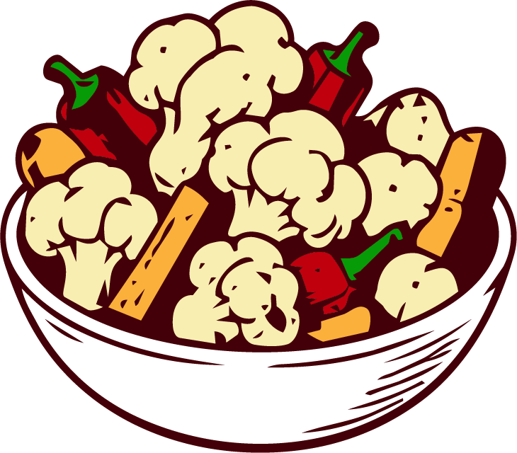 Graphic of veggies in a bowl