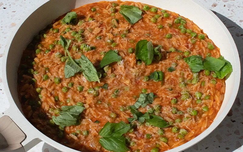 One-Pot Vodka Orzo