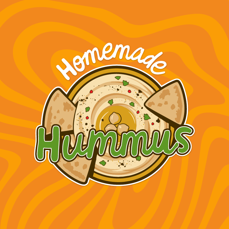 Homemade hummus