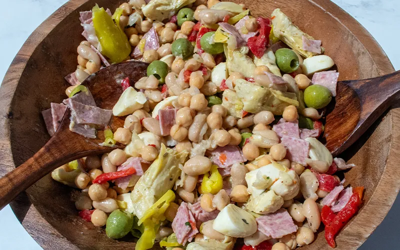 Italian Antipasto Bean Salad