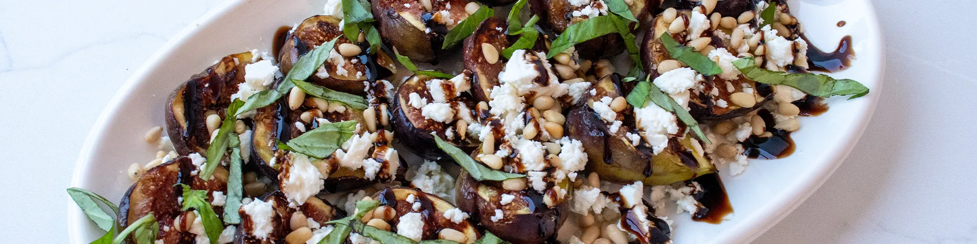 Grilled Figs with Goat Cheese