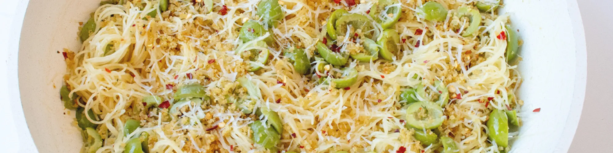 Lemon-Garlic Olive Capellini